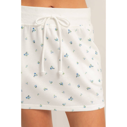 Floral Print Skirt