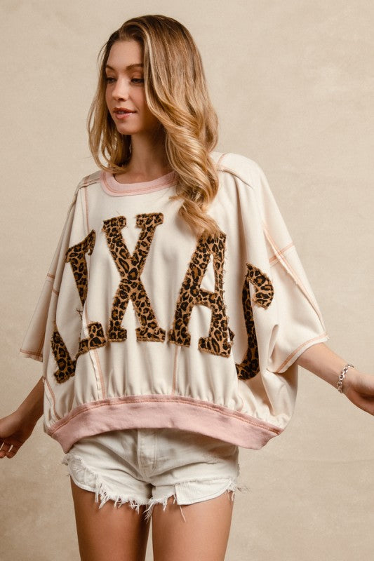 Leopard Print Texas Patchwork