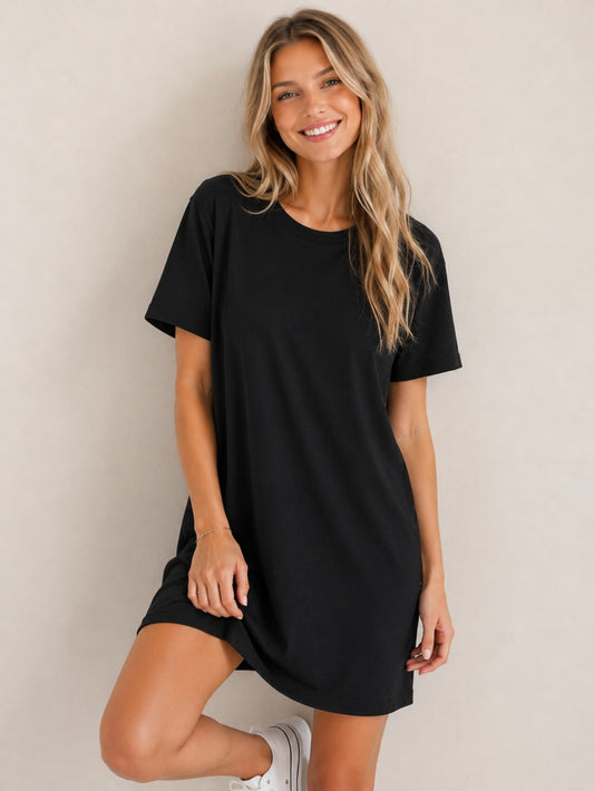 CREW NECK TEE DRESS