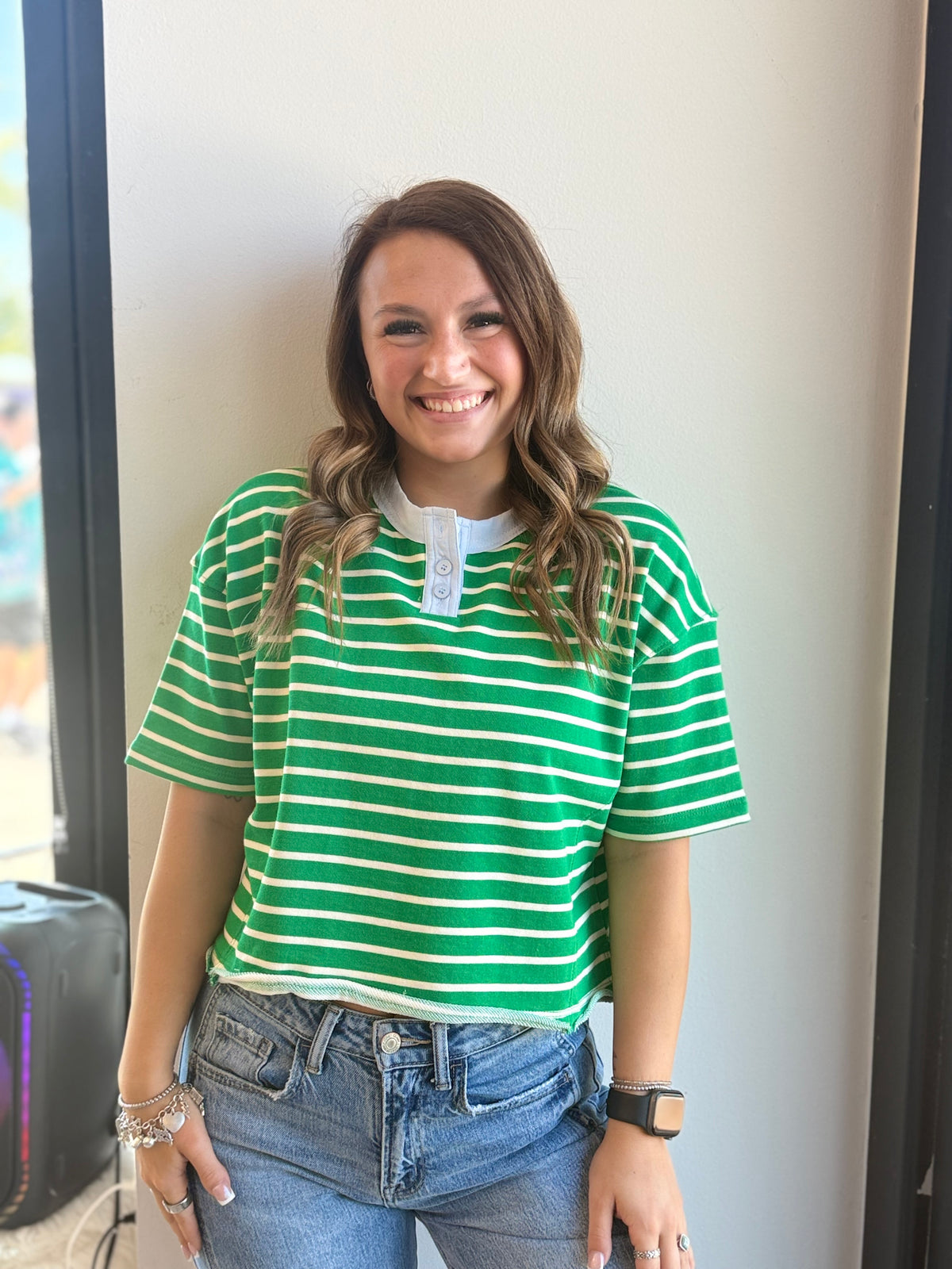 STRIPED HENLEY