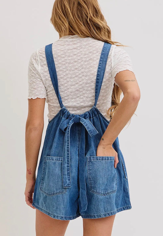 Denim Romper