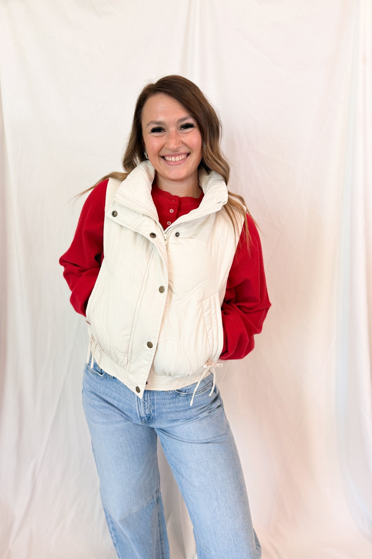 WAVE QUILTED VEST