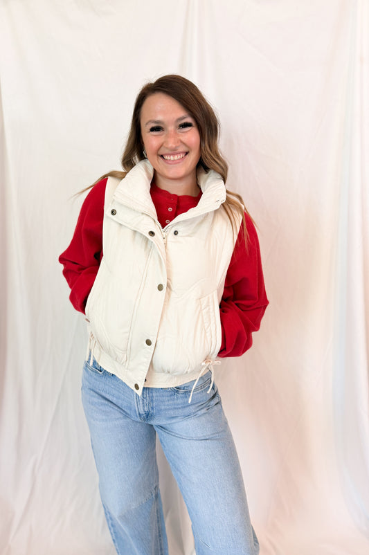 WAVE QUILTED VEST