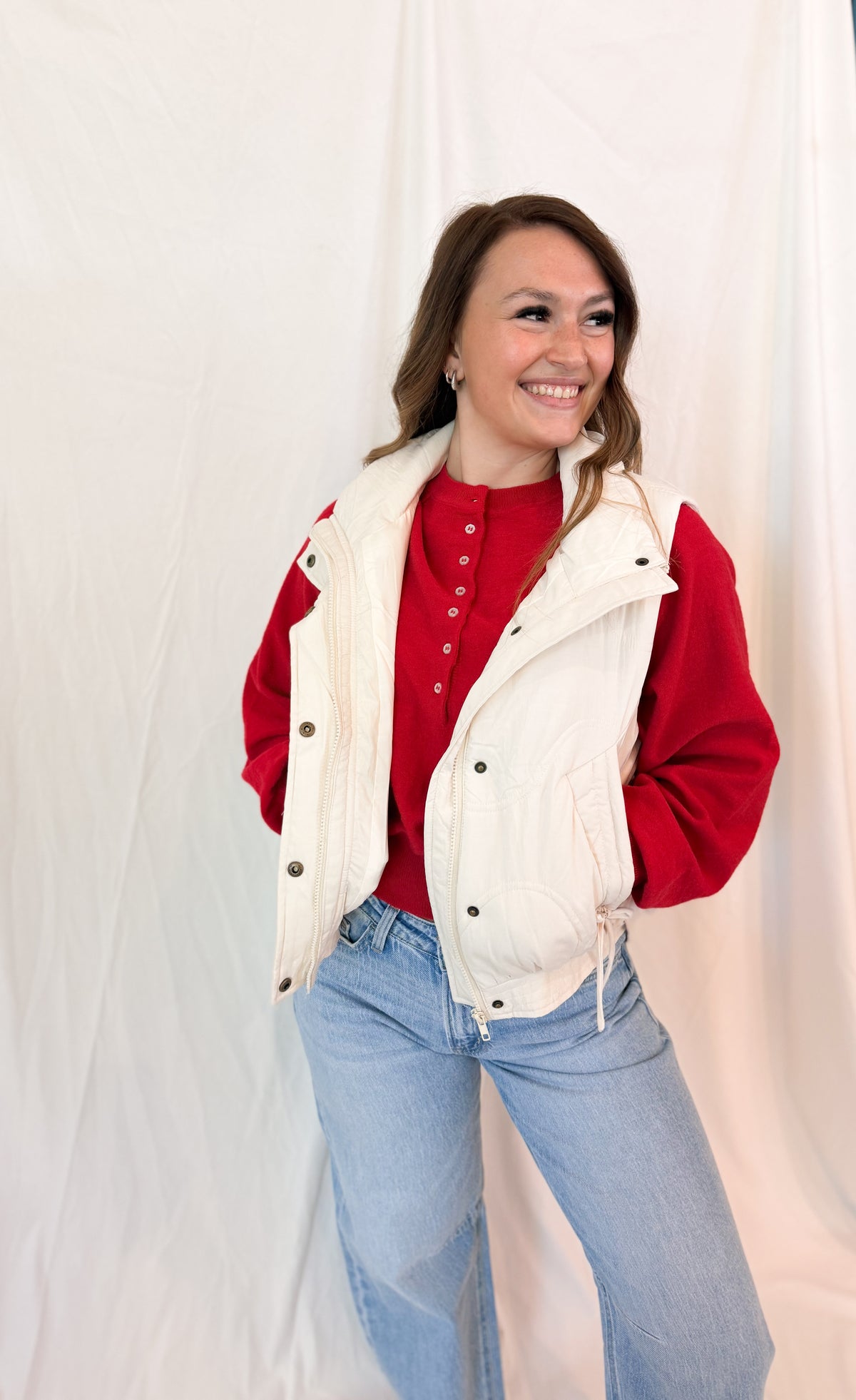 WAVE QUILTED VEST