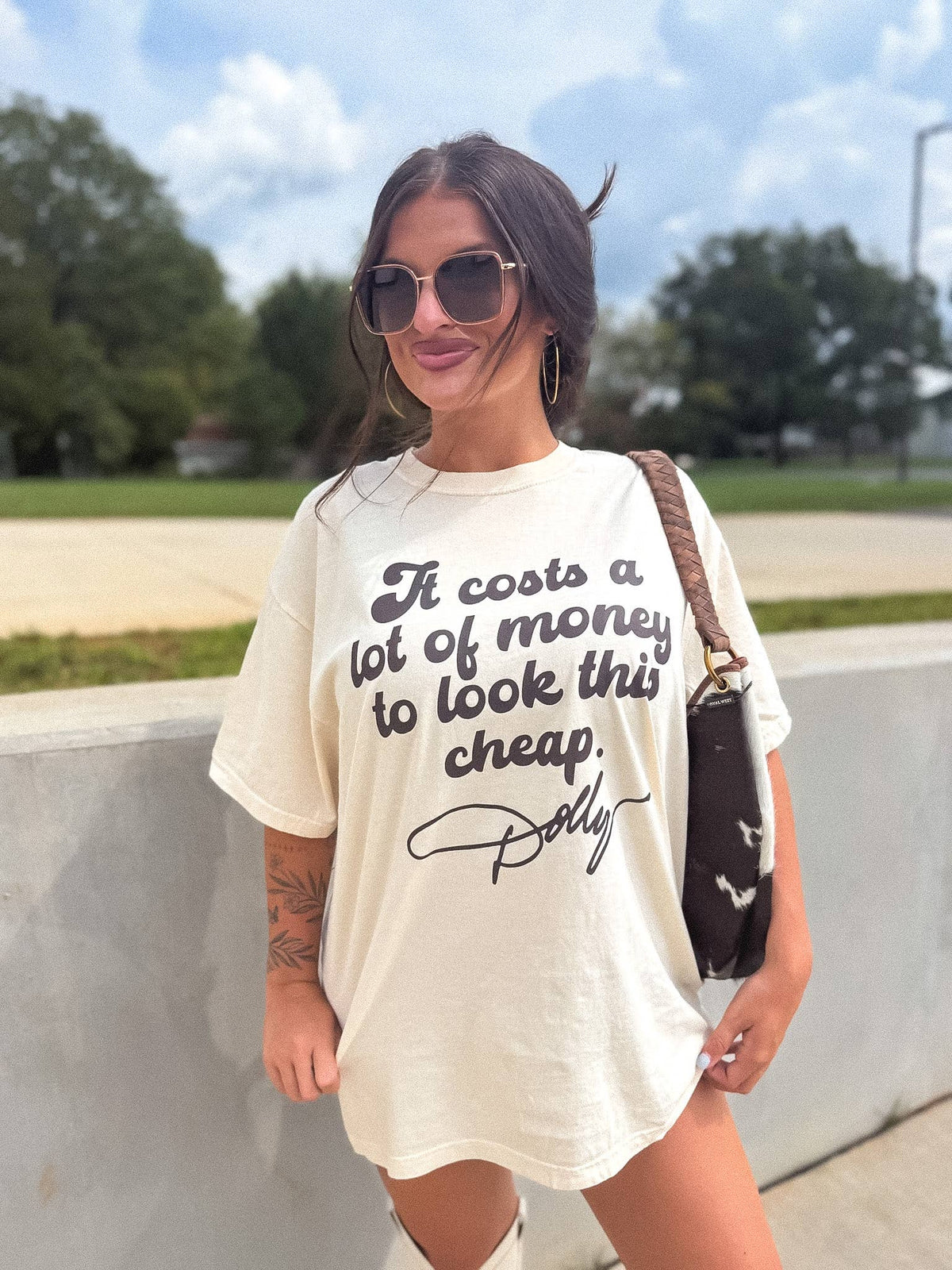 Look This Cheap Dolly Graphic Tee