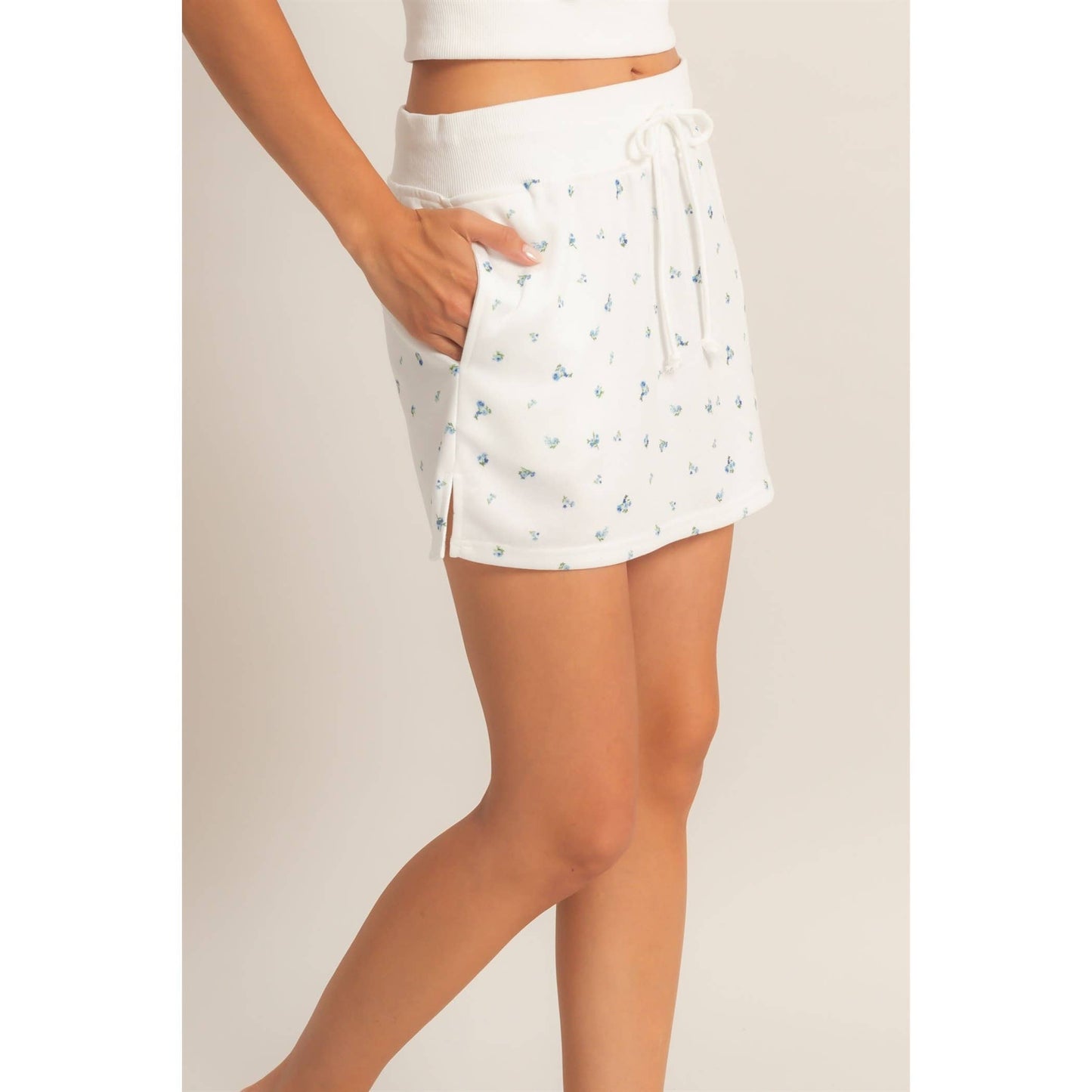 Floral Print Skirt