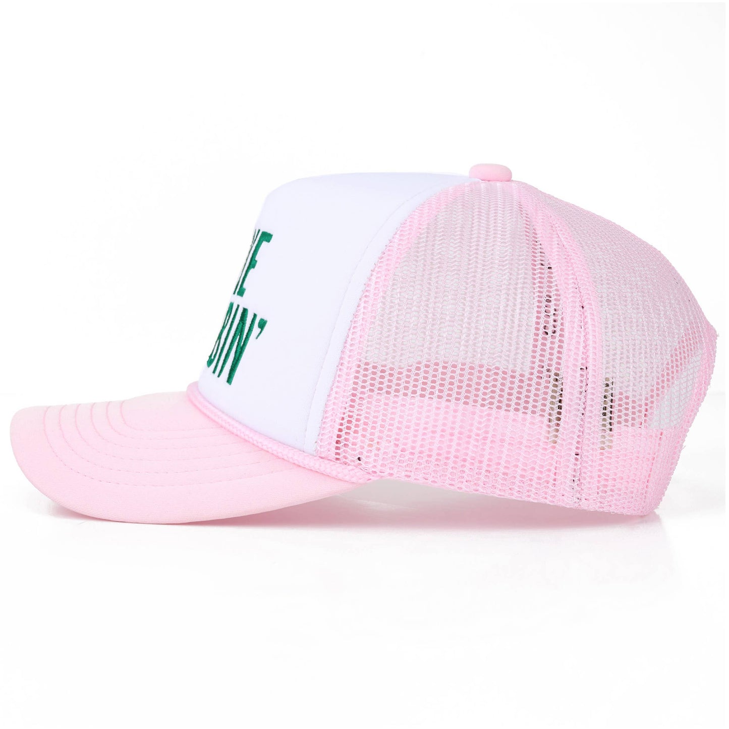 GONE CLUBBIN' Foam Letter Two Tone Trucker Mesh Back Hat