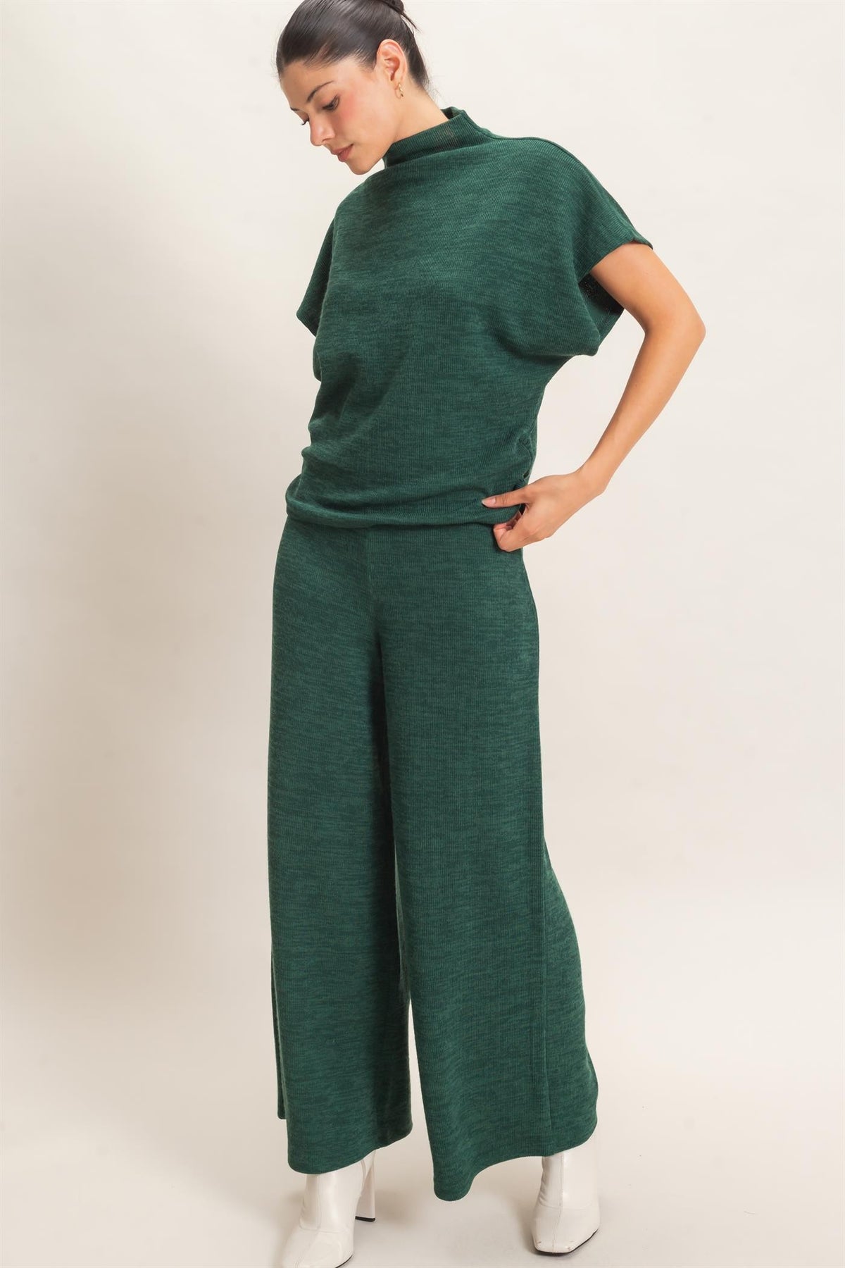 DOLMAN TOP AND PANT SET