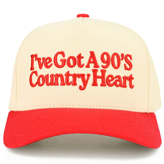 I'VE GOT A 90'S COUNTRY HEART Two Tone Trucker Hat