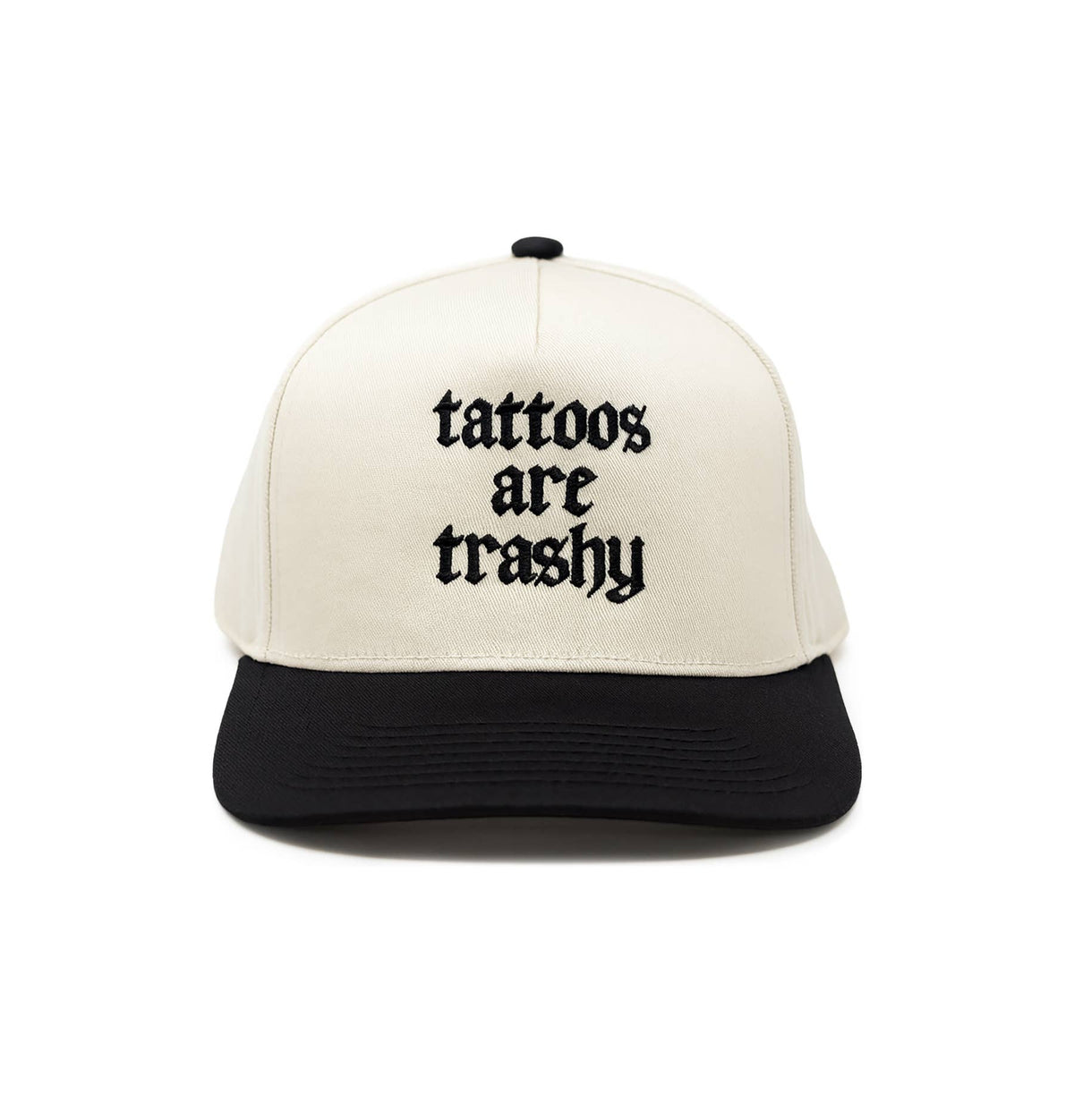 Tattoos Are Trashy - Black/Beige