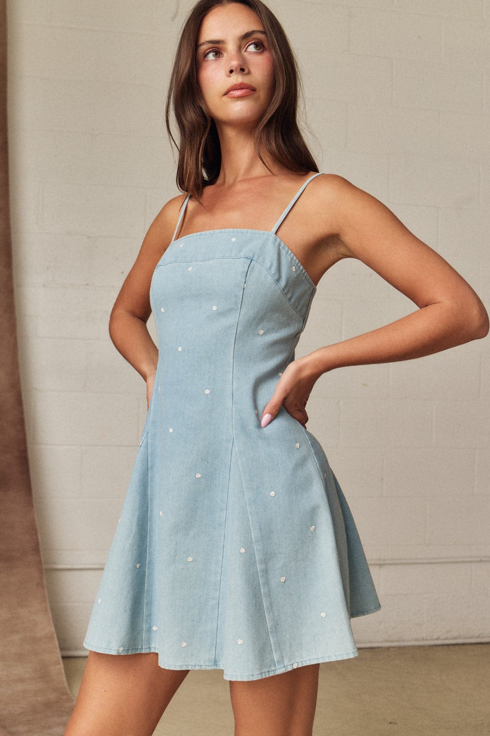 Polka Dot Mini Dress
