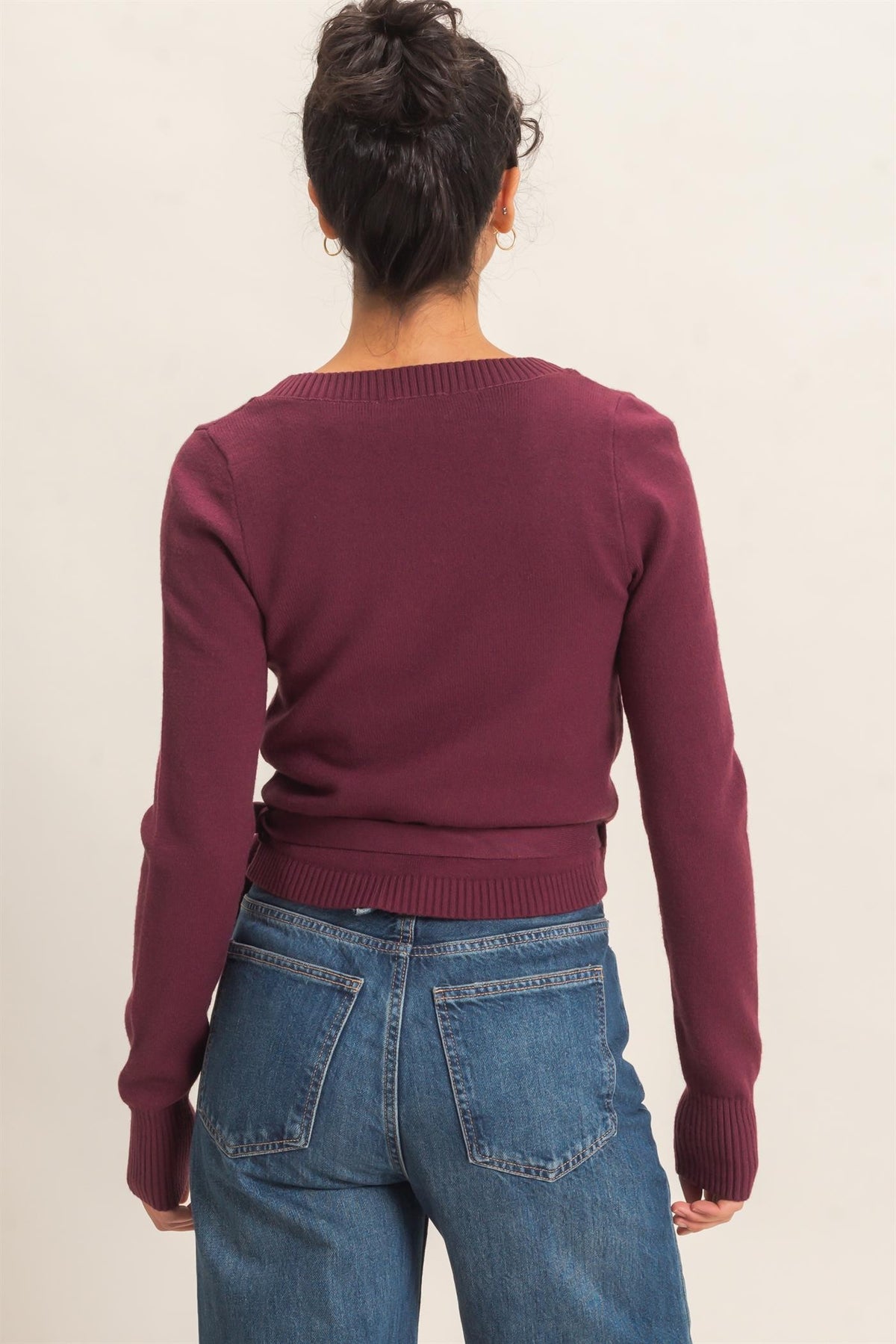 WRAP KNIT CARDIGAN