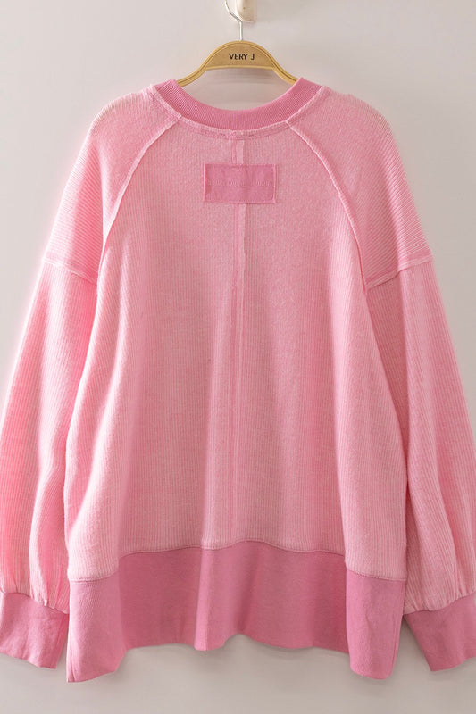 VINTAGE THERMAL OVERSIZED SWEATER