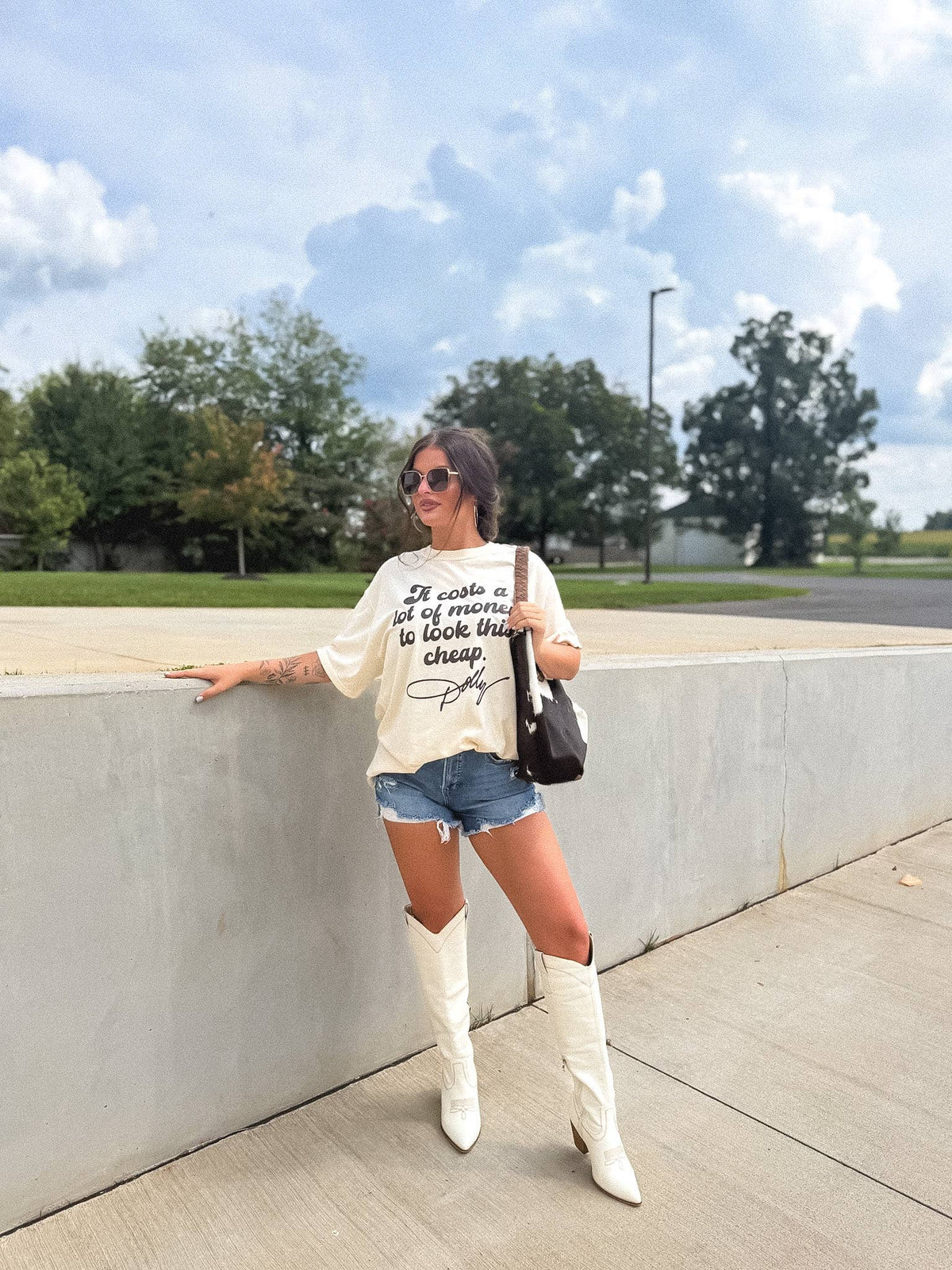 Look This Cheap Dolly Graphic Tee