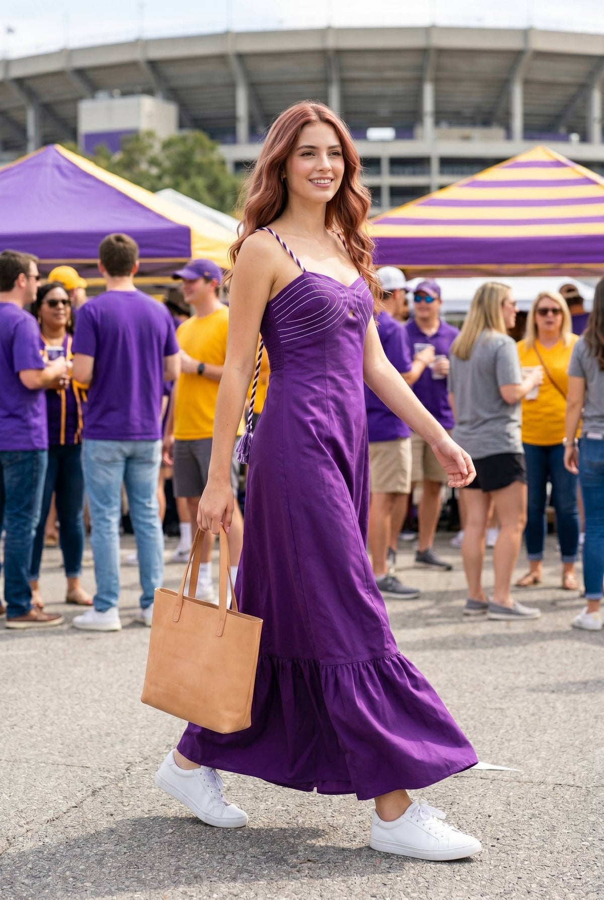 Corset Braided Maxi Dress